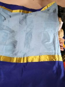 Brand New Cotton Silk Saree With Lace Border