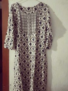 Patterned Casual Dress