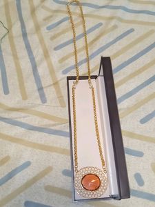 Real Stone Dollar With Chain..