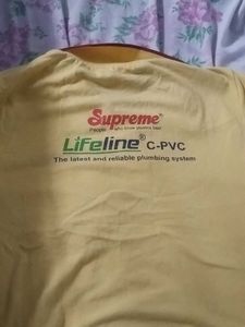 Supreme Yellow Polo Shirt