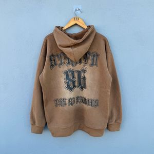 Brown Graphic Hoodie