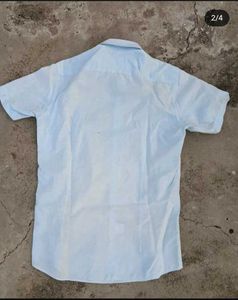 Light Blue Short Sleeve Button-Down