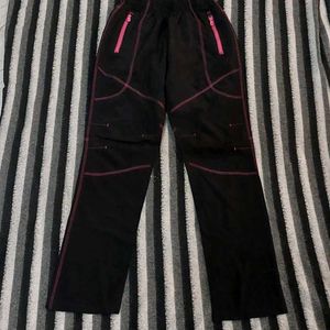 Black &amp; Pink Athletic Pants