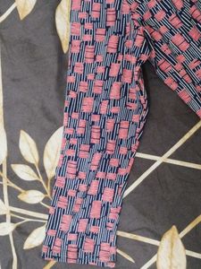 Patterned Button-Down Shirt