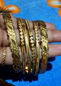 Golden Finishing Bangles ✨💖