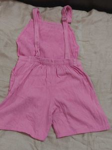 Cute Pink Overalls