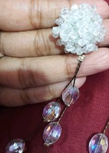 White Fancy Eirring