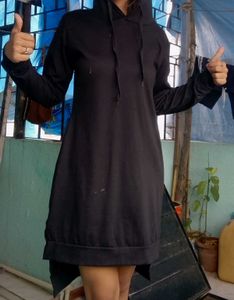 Black Hoodie Dress