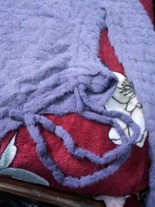 Purple Fuzzy Long Sleeve Top