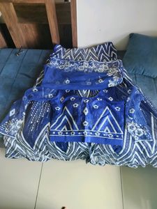 Blue Lehenga For Navratri Sell