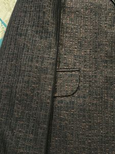 Brown Patterned Blazer