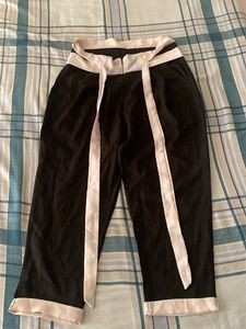Black & White Cropped Pants