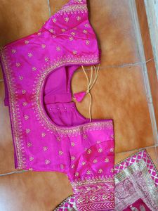 Beautiful Lhnga Choli With Heavy Blouse And Dupatt
