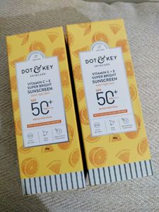 On Sale🔥 Pack Of 2 New Sealed Dot&Key Sunscreen