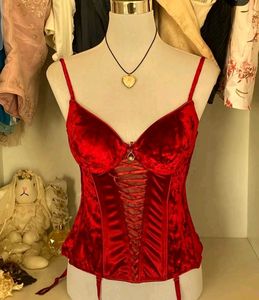 Red Velvet Corset