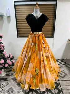 Elegant Floral Lehenga Choli Set
