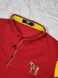 Fendi Collar Tshirt