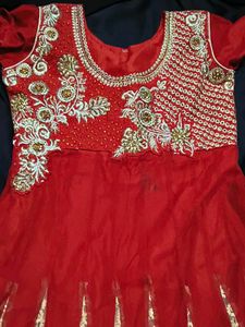 Red Embroidered Lehenga Choli
