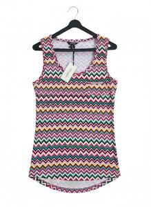 Golddigga Chevron Print Tank Top