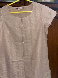 Elegant Beige Tunic Kurta
