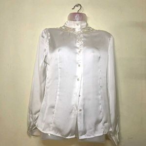⛧Embellished Victorian Pinteresty Coquette Shirt