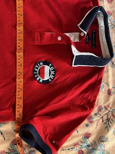 Tommy Hilfiger Red Polo Tshirt