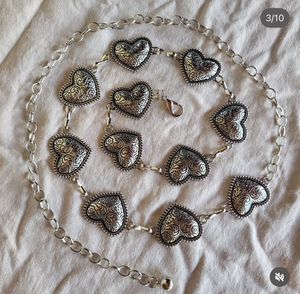 vintage y2k chain wasit belts