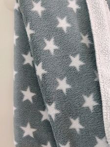 Baby Poly Wool Blanket Star Print