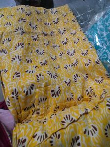 Yellow  Kurties