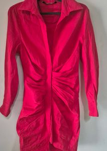 Full Sleeve Zara Dress With Collars .