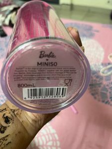 Barbie Pink Bow Hair Clip Combo With Tumbler