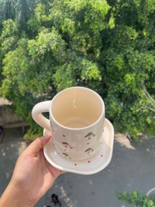 Cute Cherry Mug &amp; Saucer