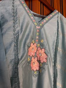 Chanderi Silk Heavy Suit Set