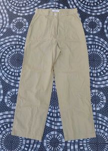 Khaki Wide Leg Pants