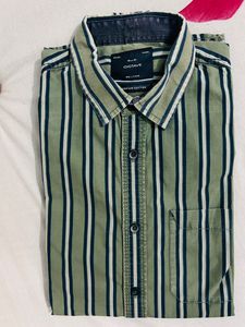 Octave M Size Green Lining Shirt Chest 38 Inch Cotton Fabric