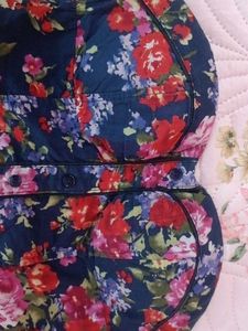 Floral Print Corset