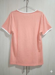 Cute Peach Ringer Tee✨