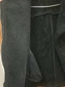 Black Faux Shearling Jacket