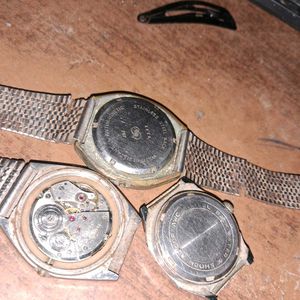 [Non-Working] 3VintageMechanicalWatches