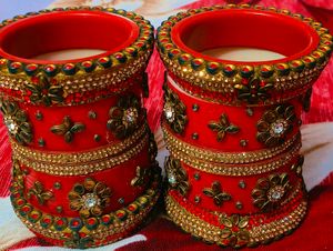 Red Bridal Chura Bangles