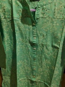 Elegant Floral Print Kurta