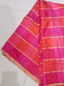 Pink Semi Silk Saree