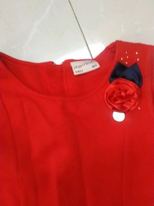 Red Frock For Girls