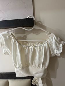 Off-Shoulder Crop Top