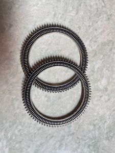 Combo of 2 set silver bangles