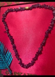 Purple Quartz Necklace ( From Rajasthan Mines )