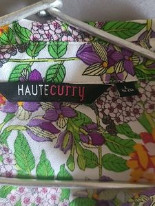 Haute Curry Floral Tunic Top Size L