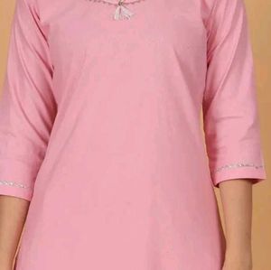 Pink Kurta Pant Without dupatta Like New