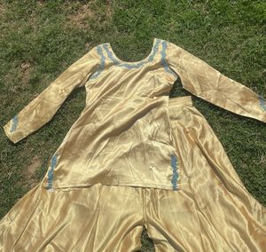 Golden Sharara Set