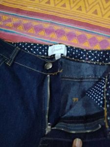 authentic navy blue jeans